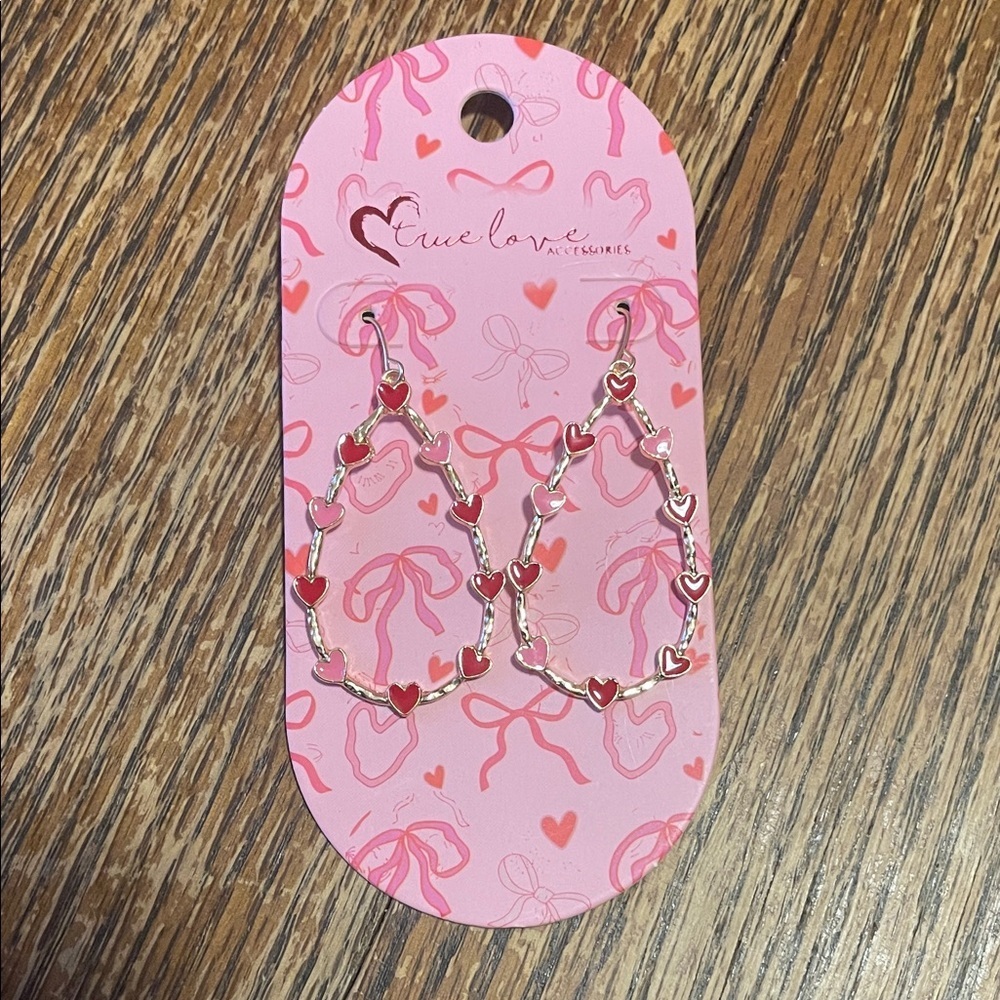Red Heart Earrings